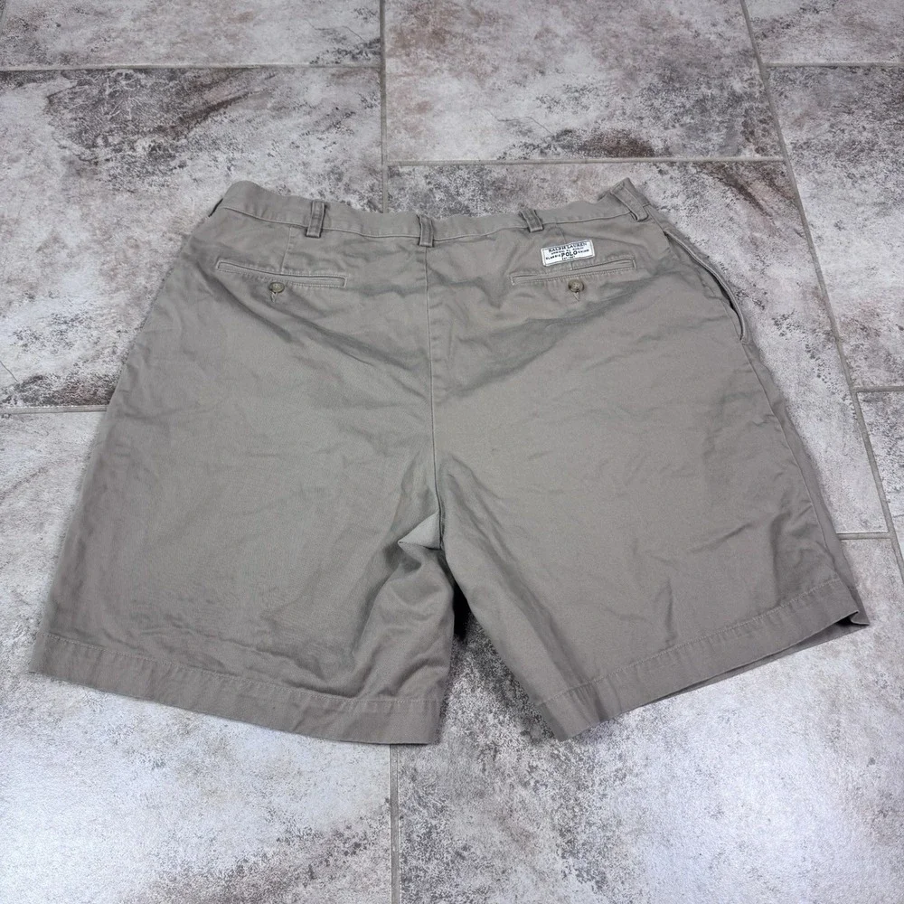 Polo Ralph Lauren Tyler Chino Shorts Beige Mens Pleated 9
